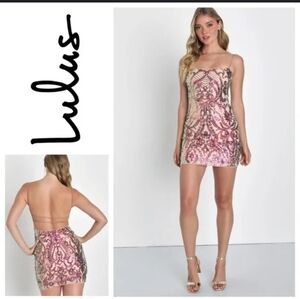 Lulus Sequin Mini Dress
